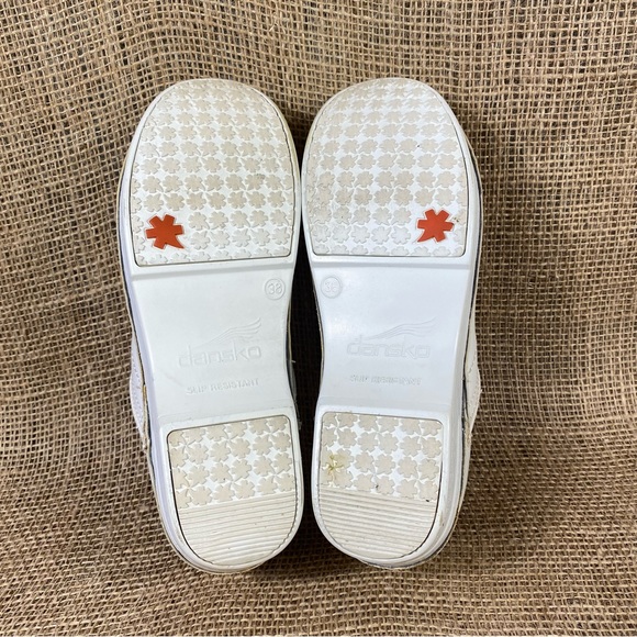 Dansko clogs White leather size 5.5 - 6 eu 36 - Picture 9 of 9